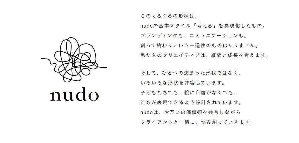 nudoロゴについて