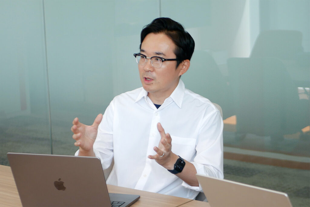 デザイングループのこだわりについて語るプログリット古木さん