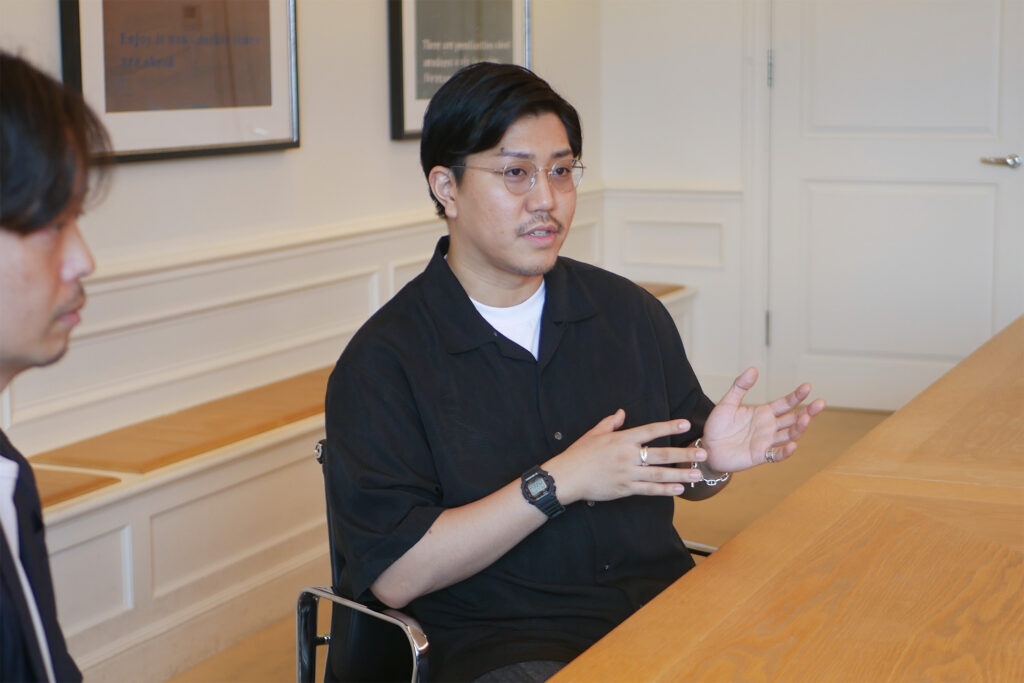 Alceoへジョインした経緯を語る粟井さん