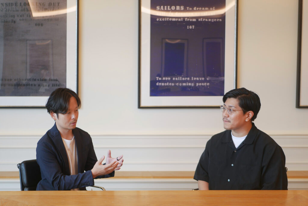 Alceoにマッチする人材について話す武石さんと粟井さん